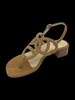 Sandalo donna Camoscio - 072 -<Siano Via Roma New