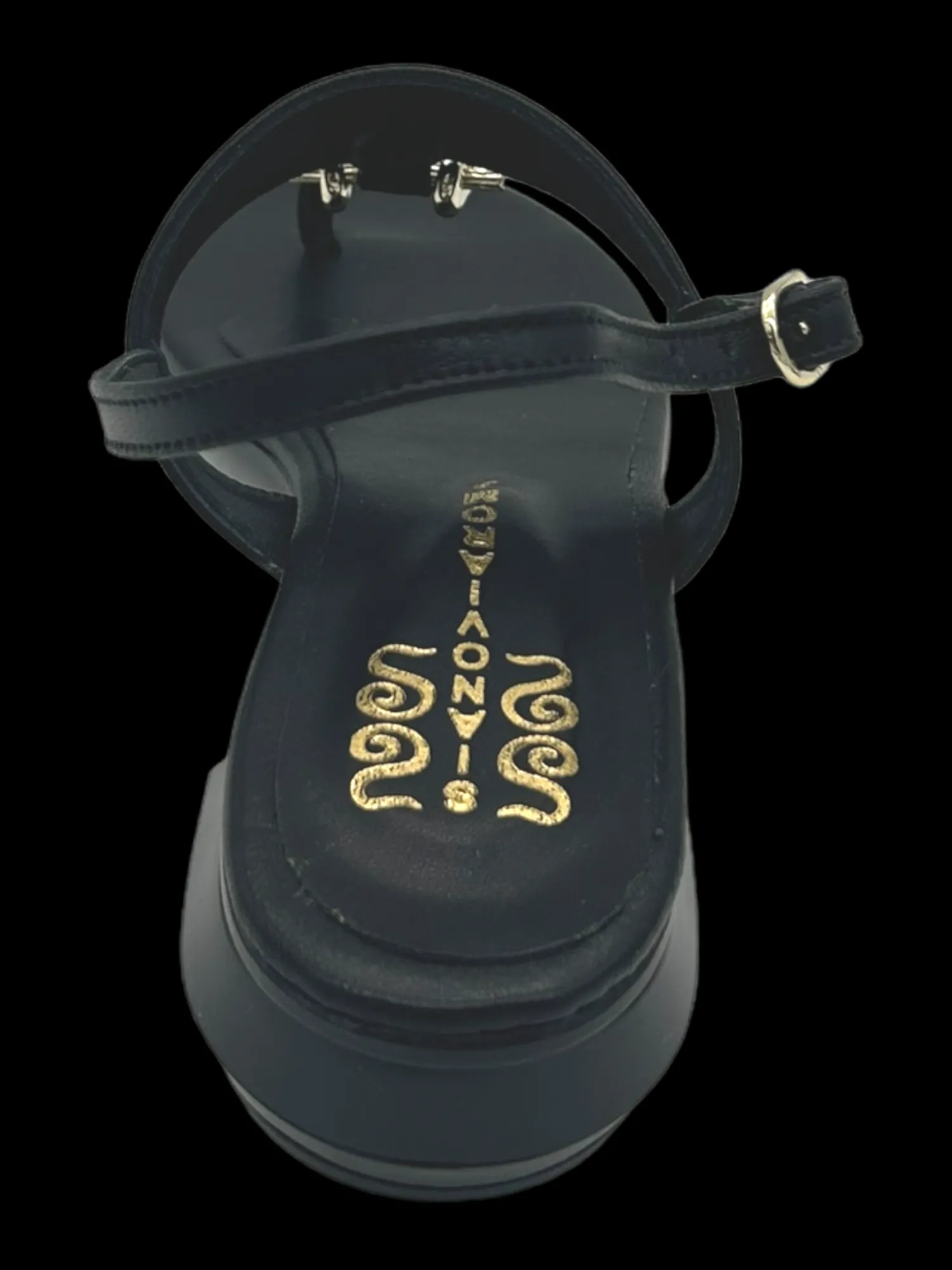 Sandalo donna Pelle Black - 074 -<Siano Via Roma Clearance