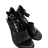 Sandalo in pelle donna Sagita Black - B22006 -<AS98 Online