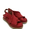 Sandalo in pelle zeppa donna Blood - A15028 -<AS98 New