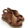 Sandalo in pelle zeppa donna Calvados - A15028 -<AS98 Best