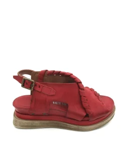 Sandalo in pelle zeppa donna Blood - A15028 -<AS98 New