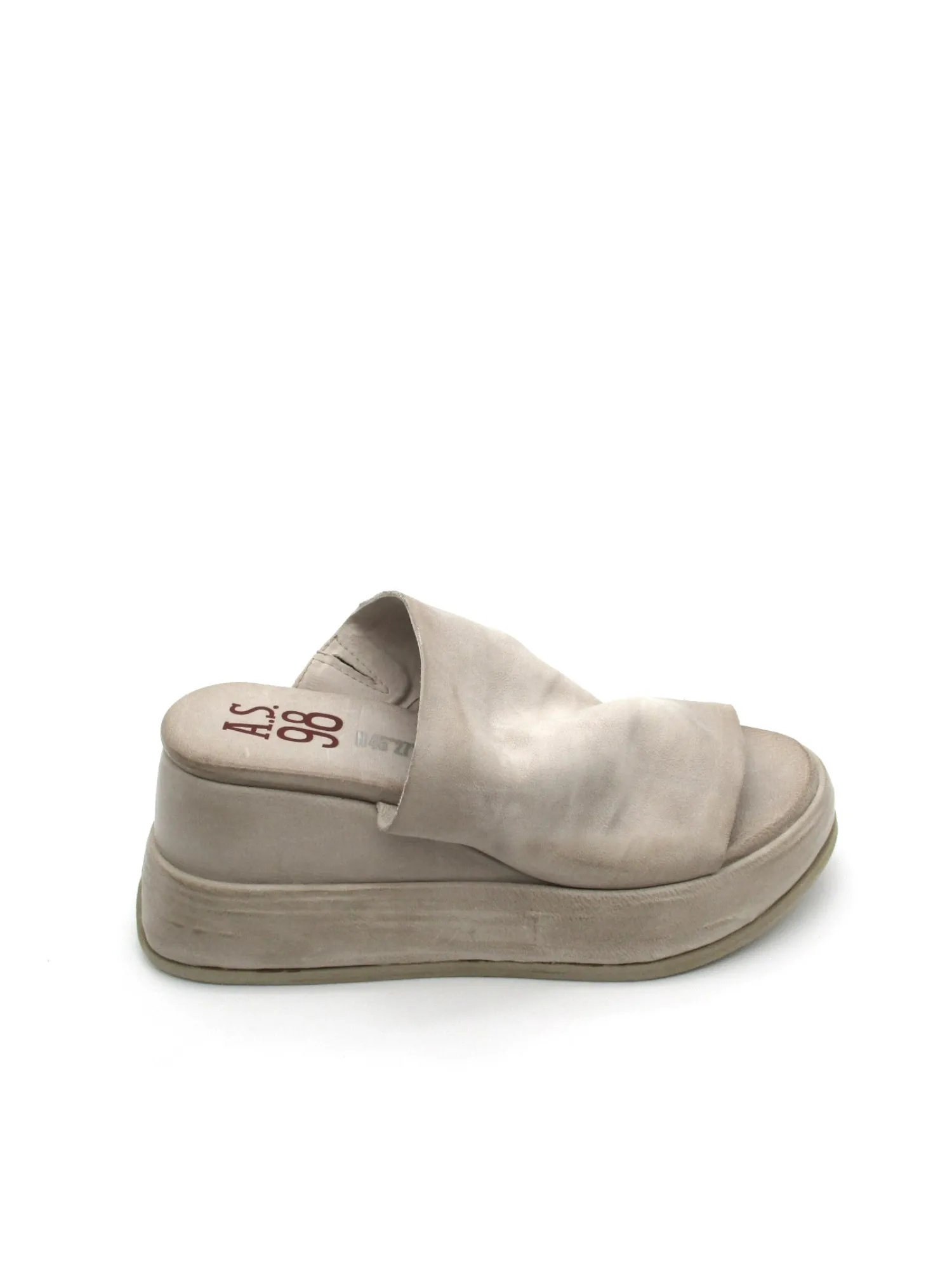 Sandalo in pelle zeppa donna Reale - B27003 -<AS98 Fashion