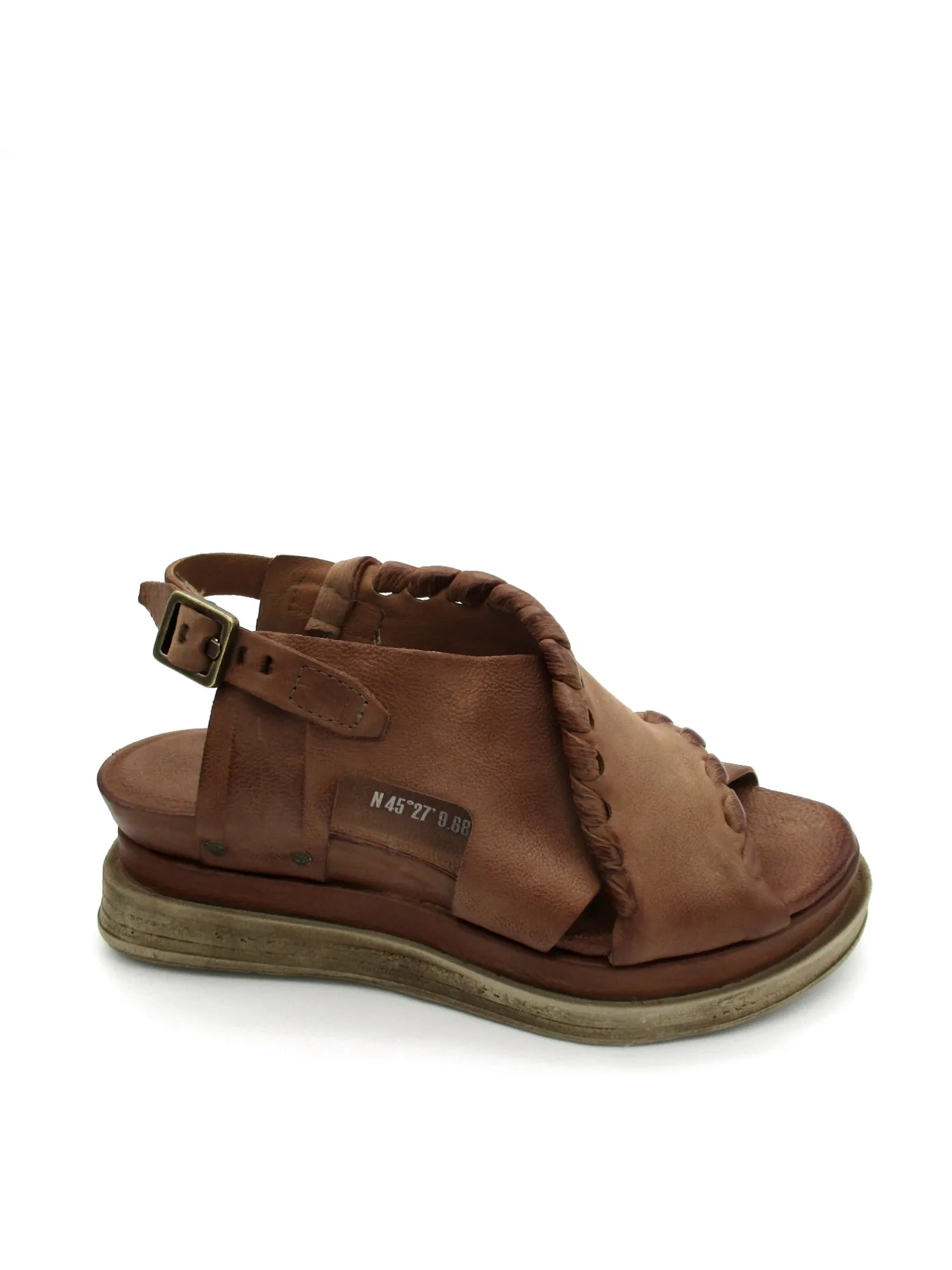 Sandalo in pelle zeppa donna Calvados - A15028 -<AS98 Best