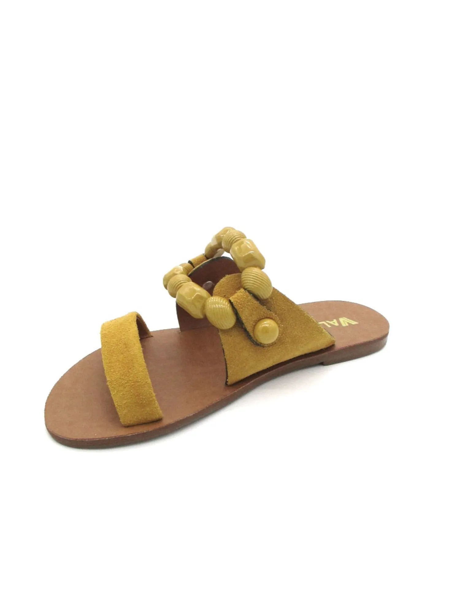 Sandalo pelle donna 130098 Valery Ocra<Valery Calzature Clearance