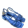 Sandalo pelle donna 1765-A Valery Blue<Valery Calzature Discount