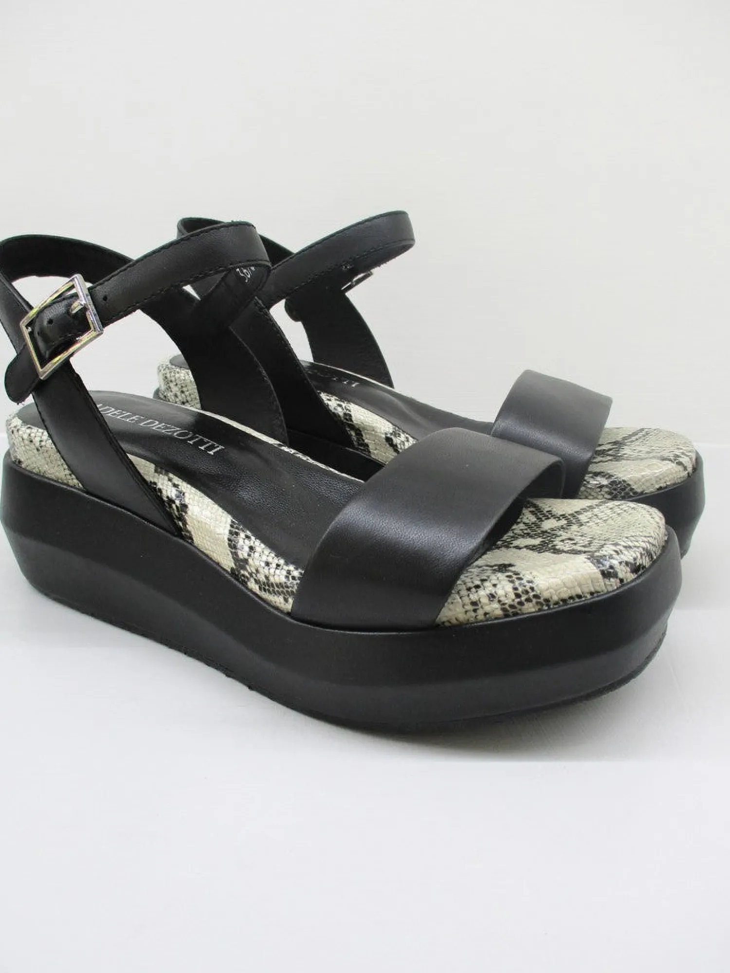 Sandalo pelle donna Adele Dezotti 2306 nero<Adele Dezzotti Discount