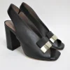 Sandalo pelle donna 2225 nero<Albano New
