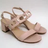 Sandalo pelle donna 2005 cipria<Albano Sale
