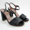Sandalo pelle donna 1858 blu<Albano Online