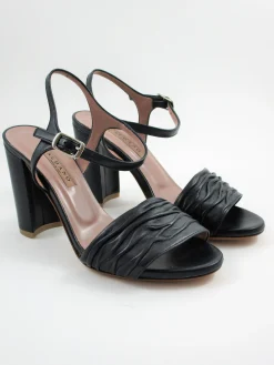 Sandalo pelle donna 1858 blu<Albano Online