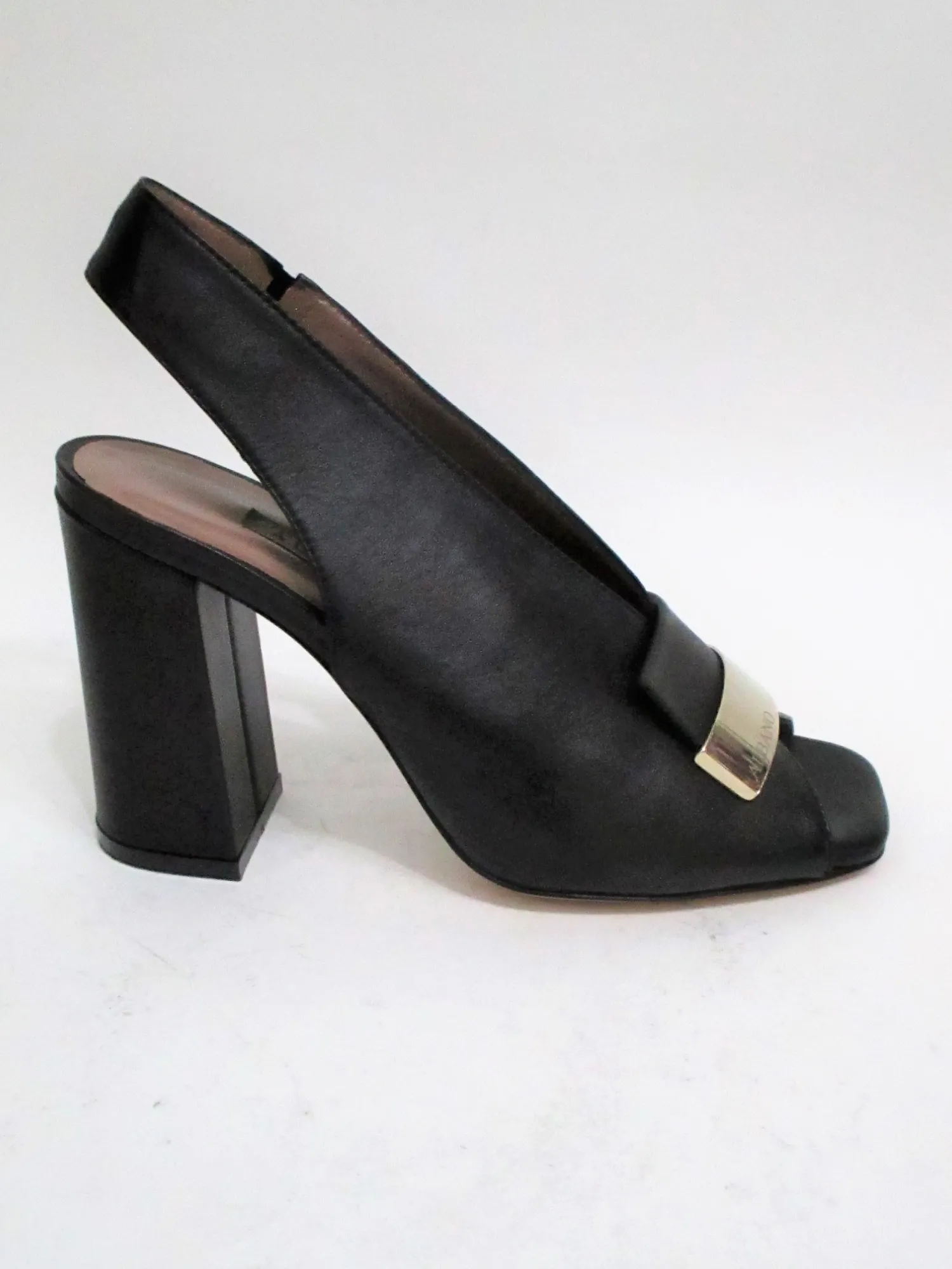 Sandalo pelle donna 2225 nero<Albano New