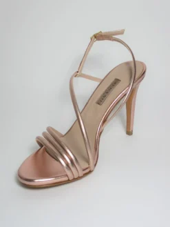 Sandalo pelle donna 8075 rame<Albano New