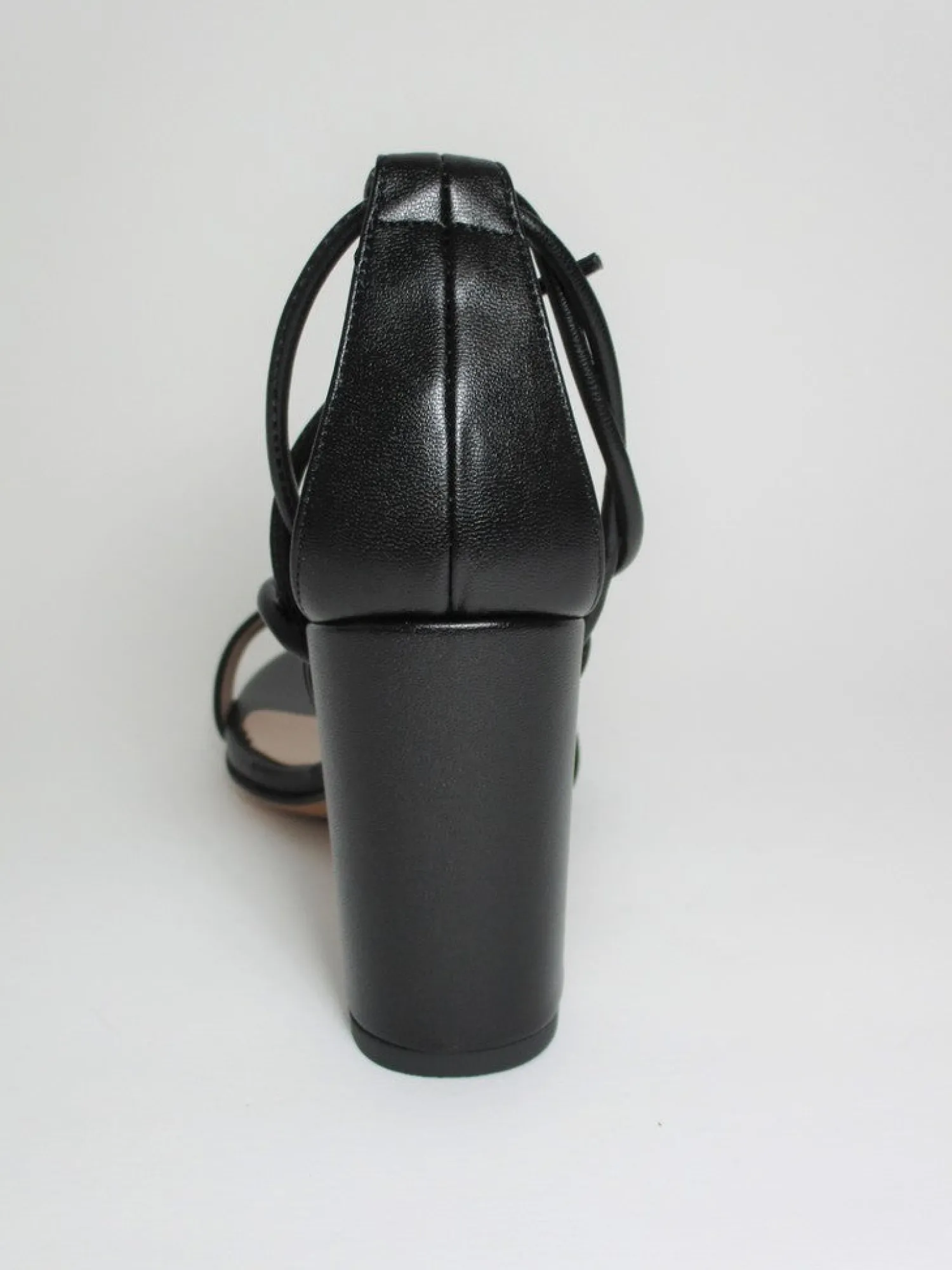 Sandalo pelle donna 8078 nero<Albano Best