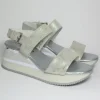Sandalo pelle donna HONOR grigio<Apepazza Best
