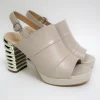 Sandalo pelle donna RSN04 beige<Apepazza Best