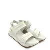 Sandalo pelle donna S2MIDSEA03 Mina White<Apepazza Outlet