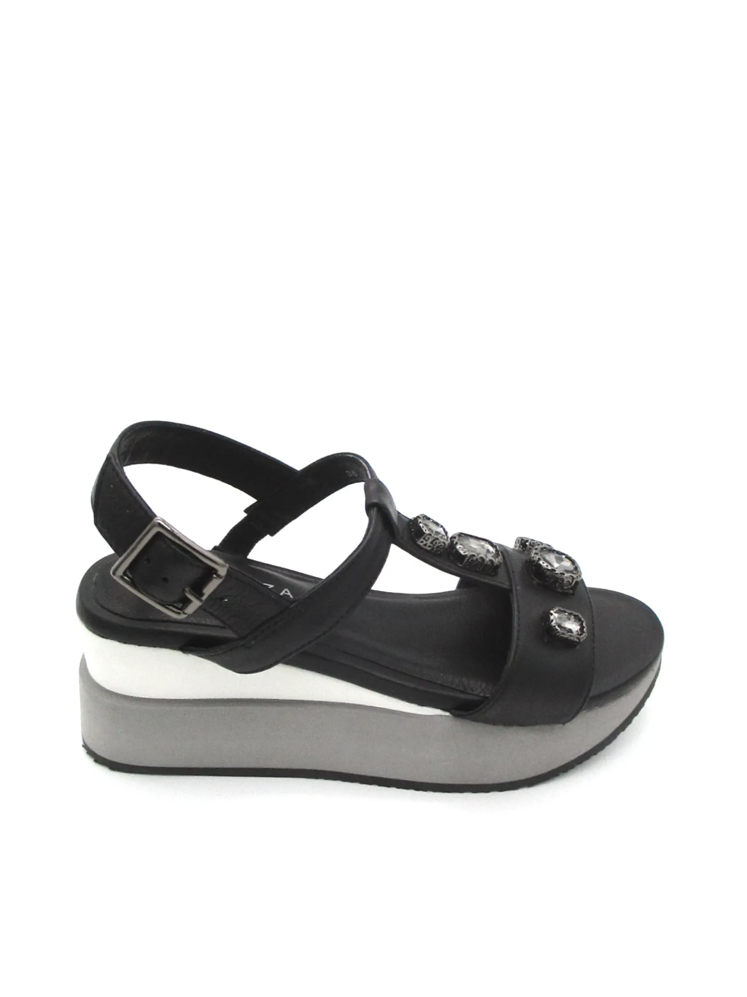 Sandalo pelle donna Helga<Apepazza Outlet