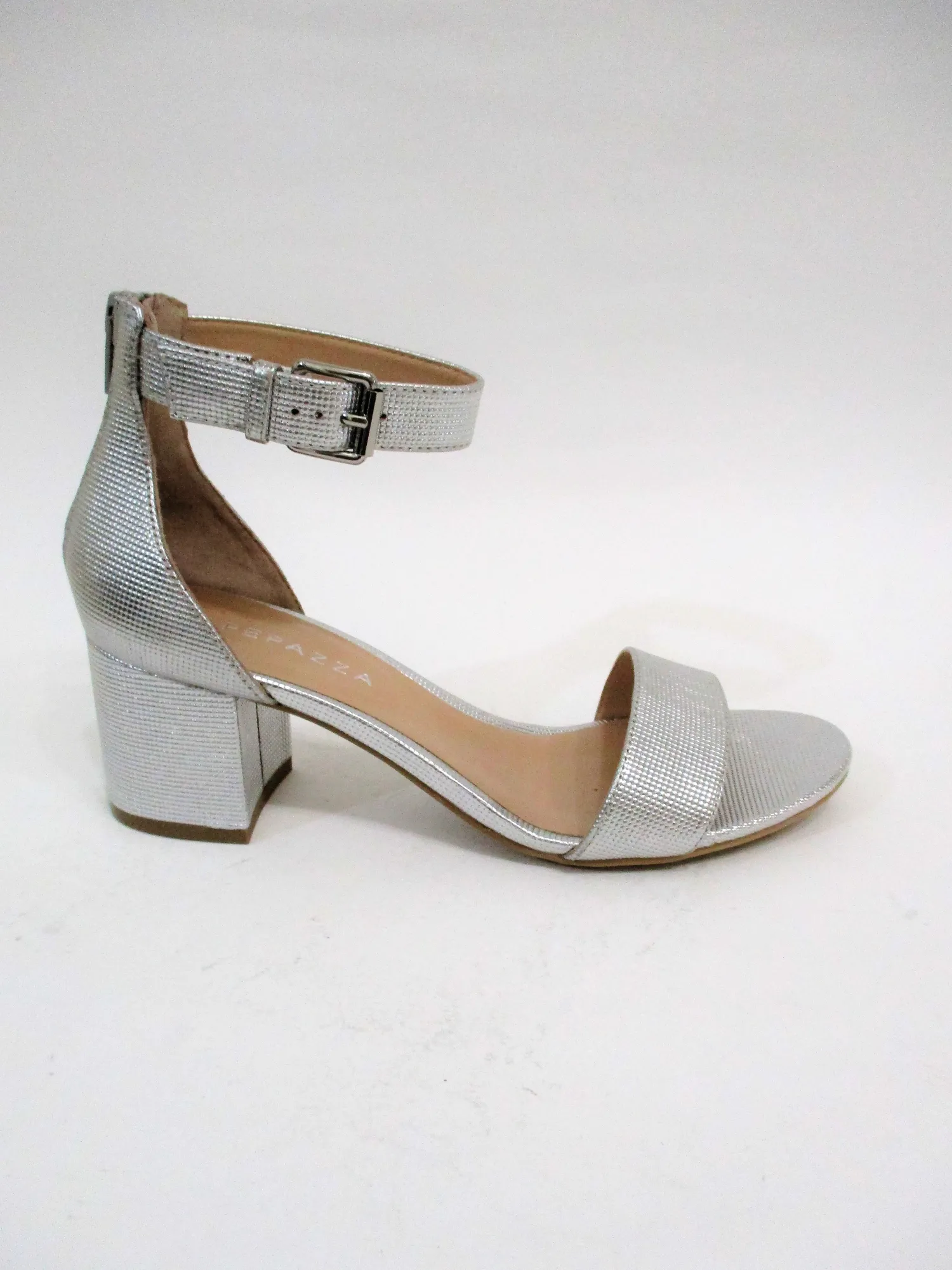 Sandalo pelle donna MLD02 argento<Apepazza Outlet