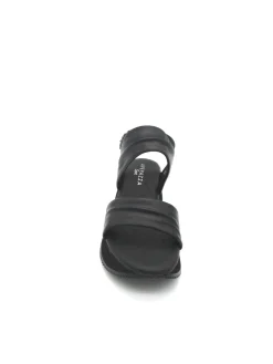Sandalo pelle donna S2MIDSEA03 Mina Black<Apepazza Outlet