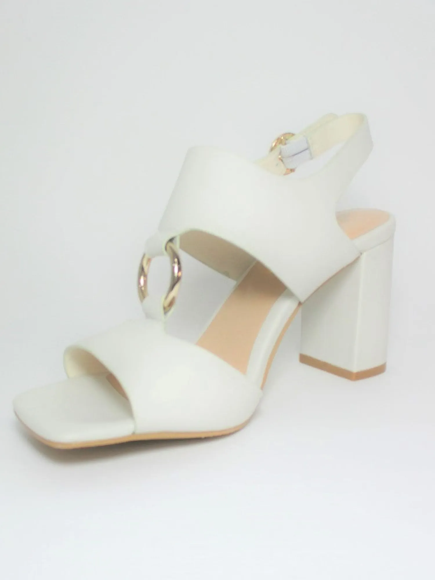 Sandalo pelle donna Vera Bianco<Apepazza Discount