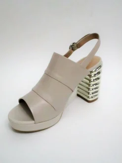 Sandalo pelle donna RSN04 beige<Apepazza Best