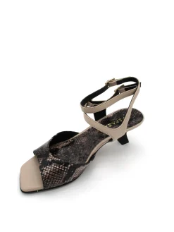 Sandalo pelle donna Cannella<Apepazza Hot