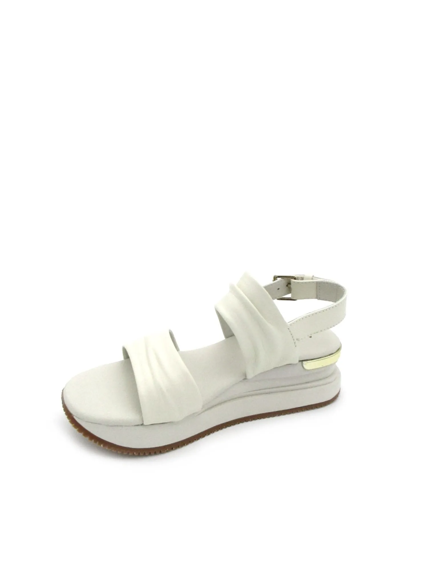 Sandalo pelle donna S2MIDSEA03 Mina White<Apepazza Outlet
