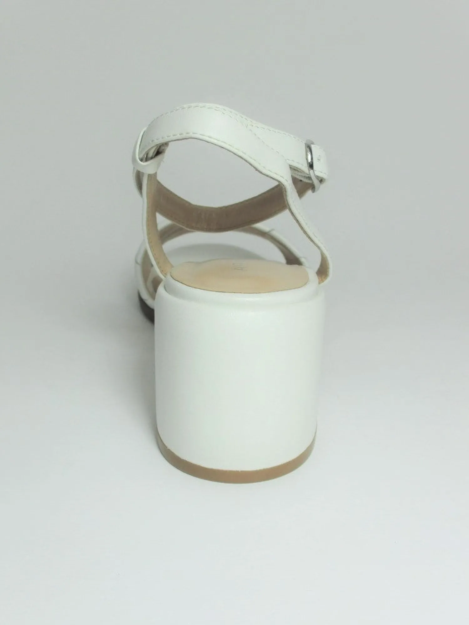 Sandalo pelle donna Maggie Bianco<Apepazza Best