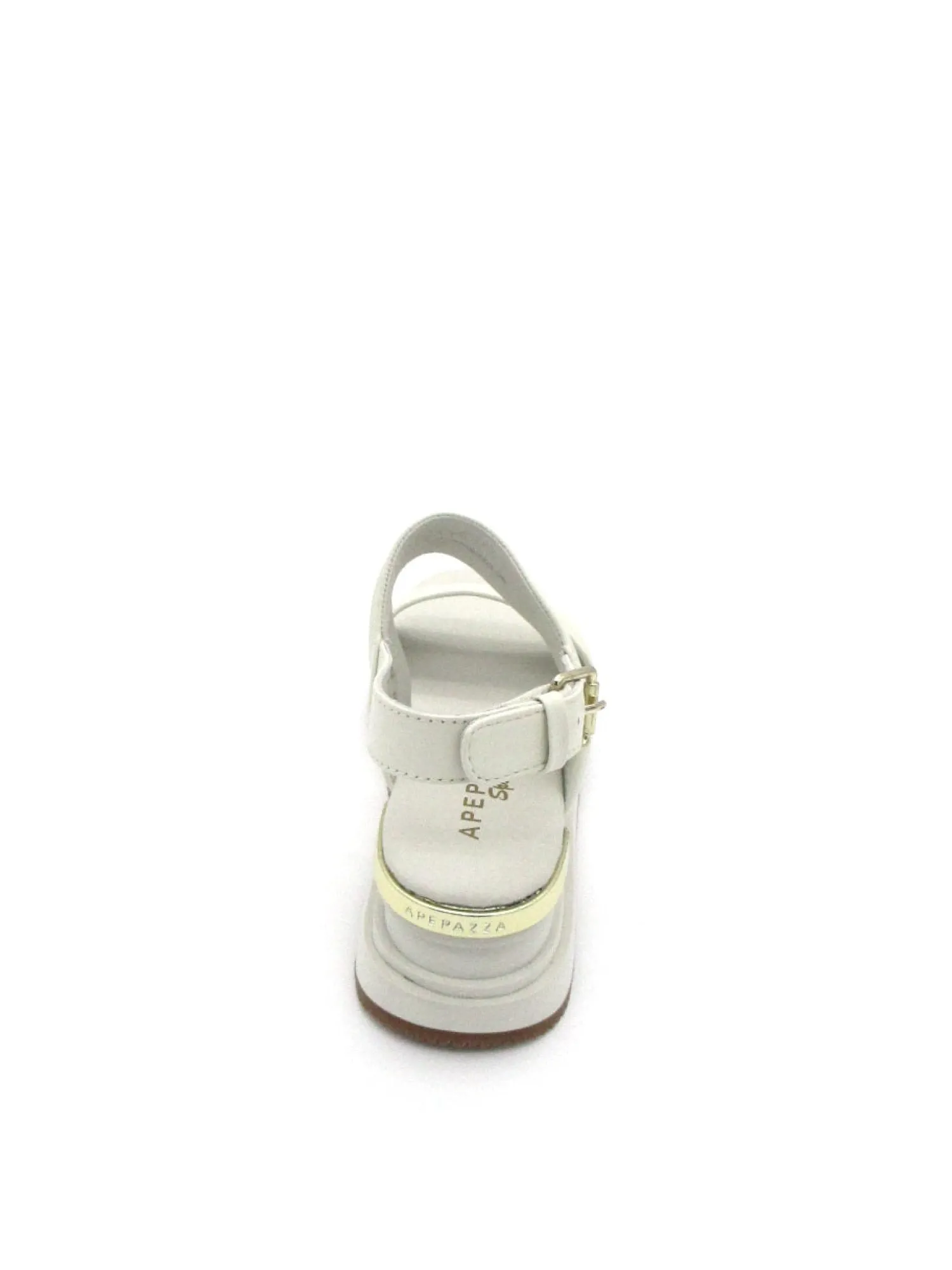 Sandalo pelle donna S2MIDSEA03 Mina White<Apepazza Outlet
