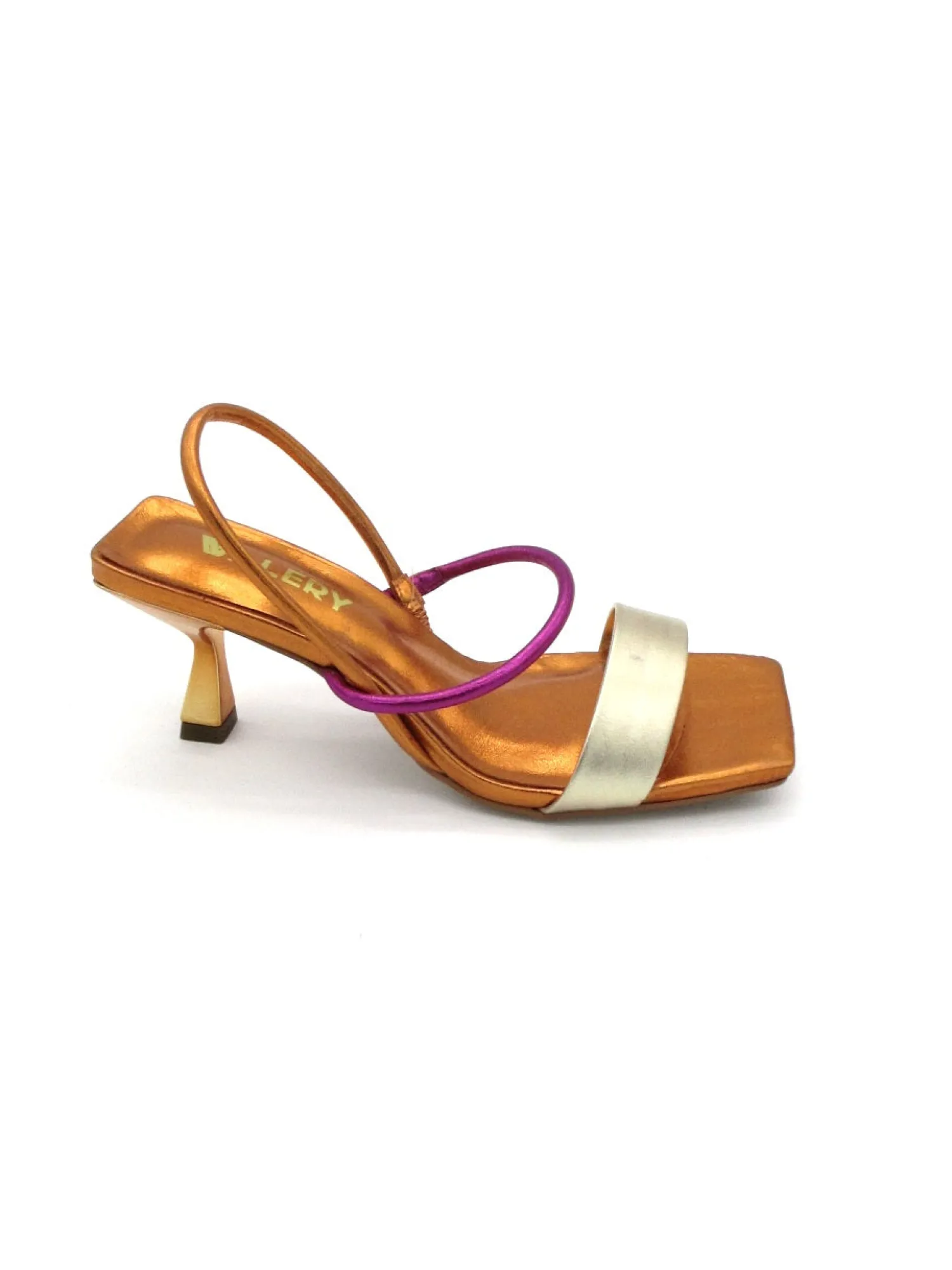 Sandalo pelle donna 1773-C Valery Oro<Valery Calzature New