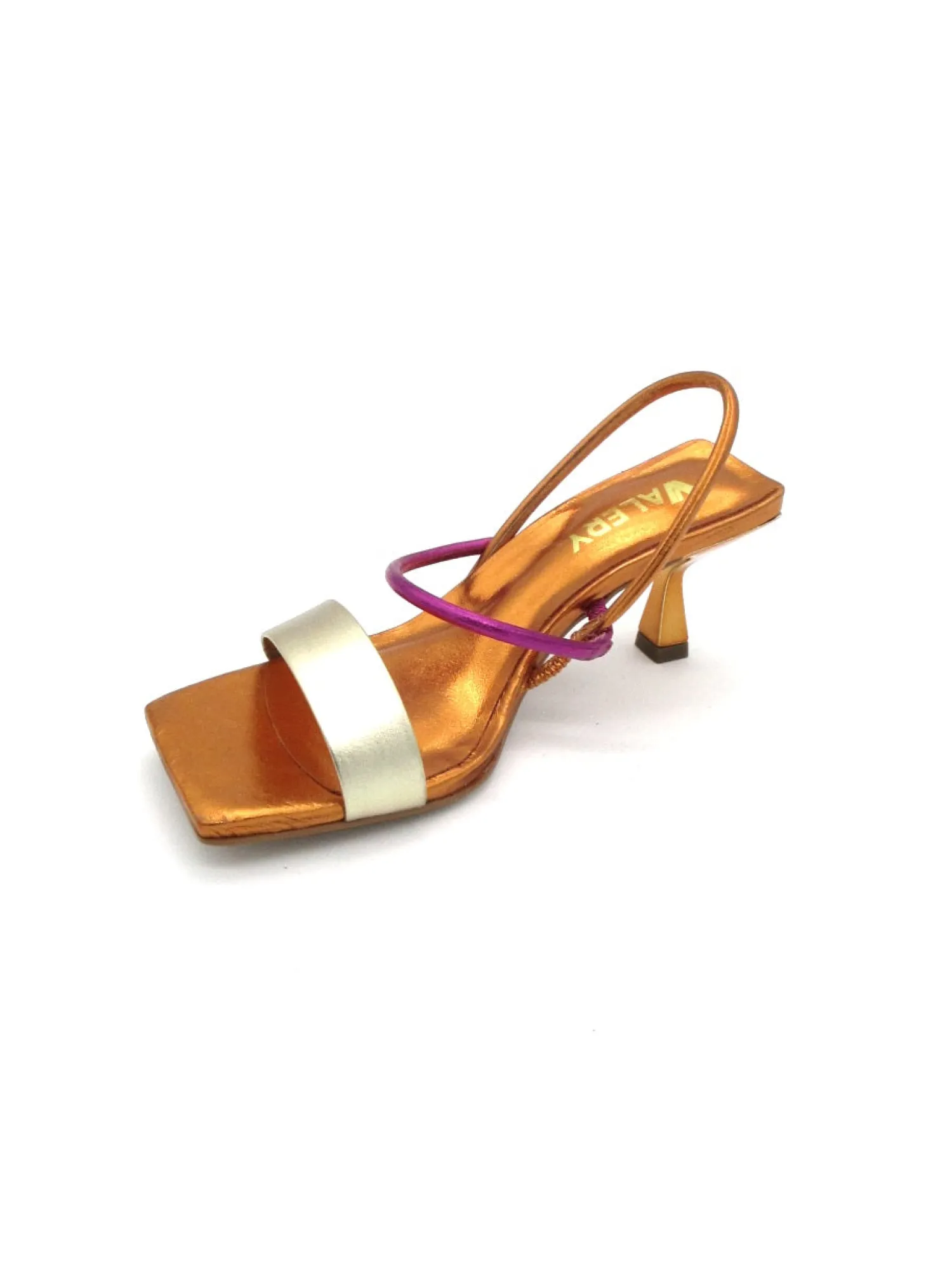 Sandalo pelle donna 1773-C Valery Oro<Valery Calzature New