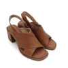 Sandalo pelle donna Cafè Noir LC2140 Cuoio<Cafènoir Sale