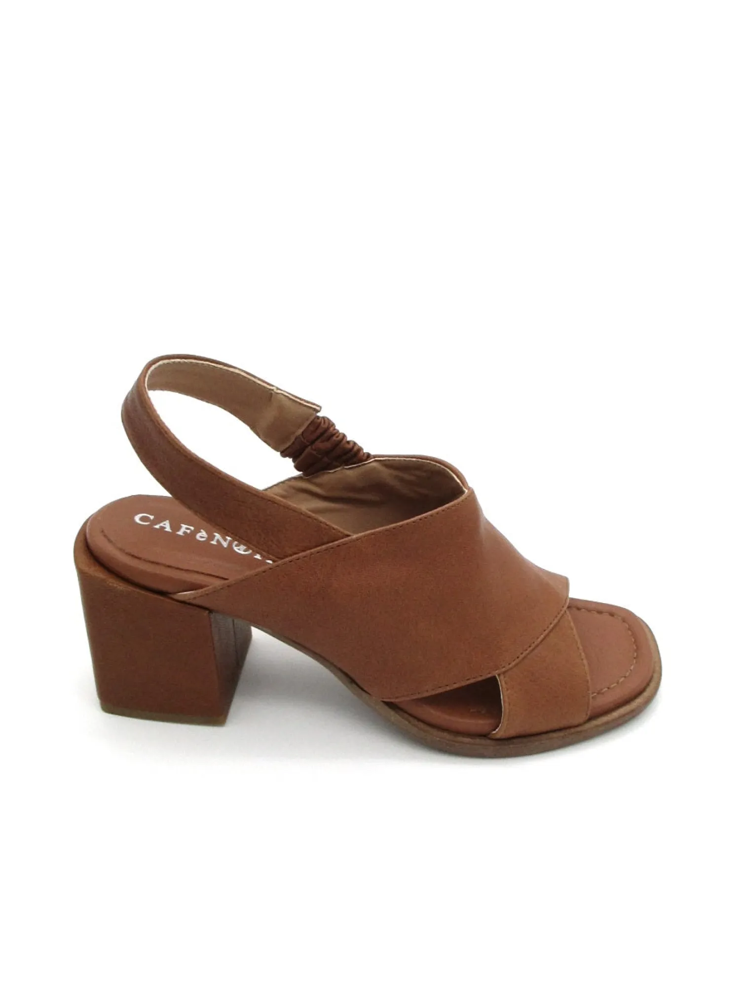 Sandalo pelle donna Cafè Noir LC2140 Cuoio<Cafènoir Sale