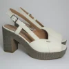 Sandalo pelle donna 2011 Panna<Gianmarco Sorelli Sale