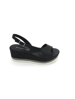 Sandalo pelle donna 2079 Jil Nero<Gianmarco Sorelli Best