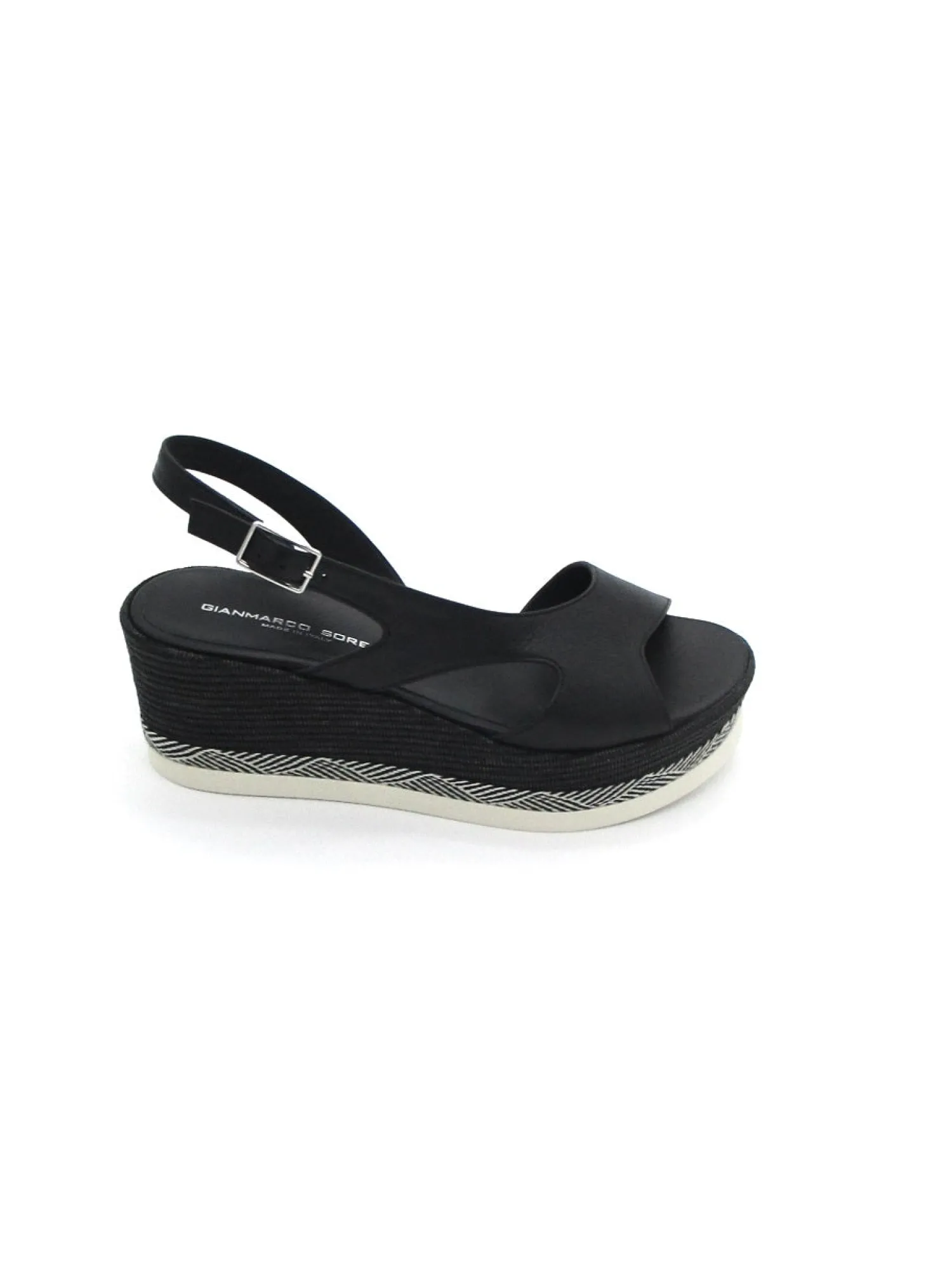 Sandalo pelle donna 2079 Jil Nero<Gianmarco Sorelli Best