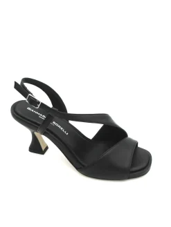 Sandalo pelle donna 2132 Lia Nero<Gianmarco Sorelli Fashion