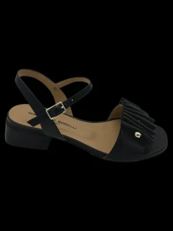Sandalo pelle donna Musa Black - 2214 -<Gianmarco Sorelli Discount