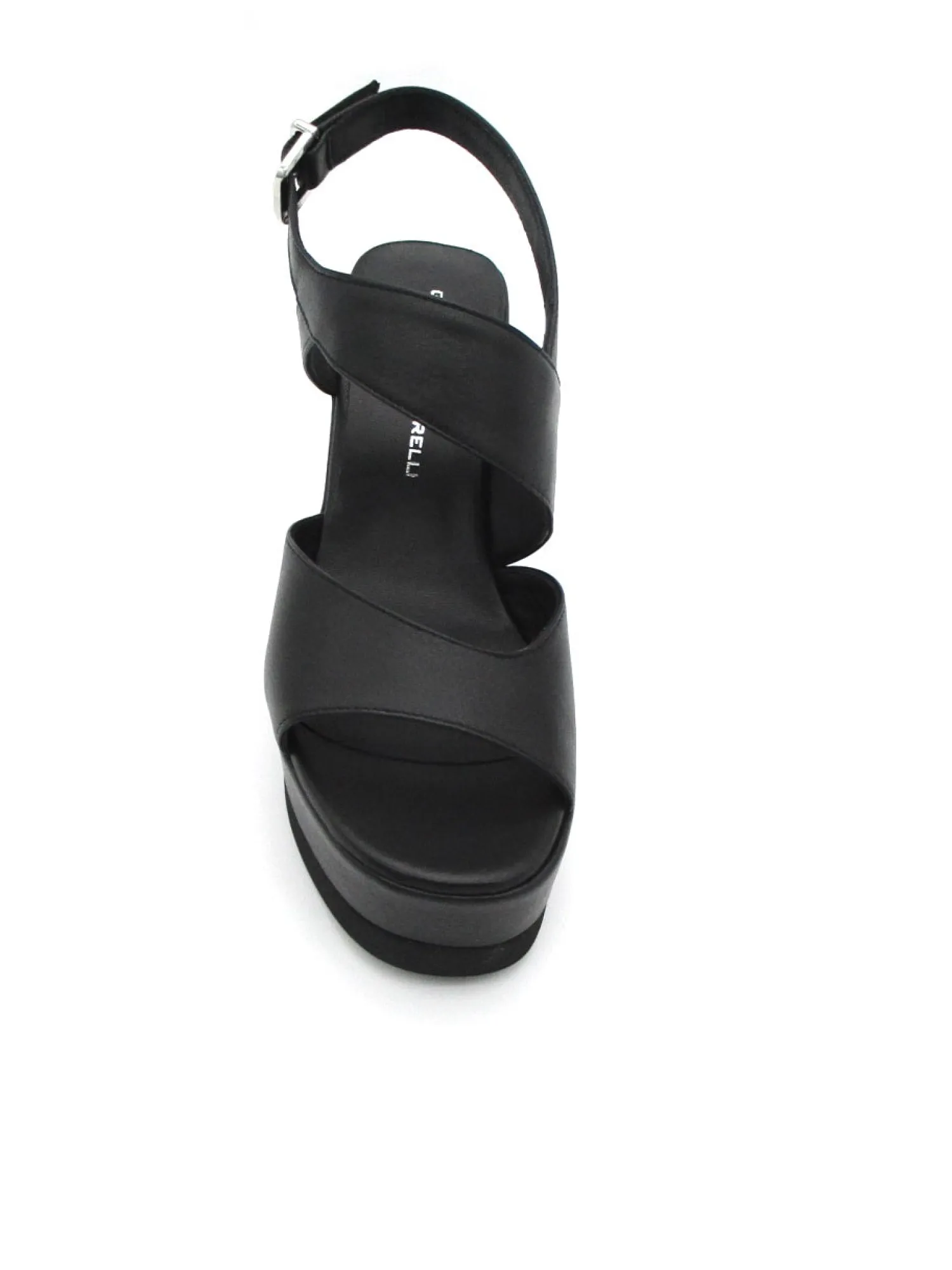 Sandalo pelle donna 2116 Vale Mousse nero<Gianmarco Sorelli Online