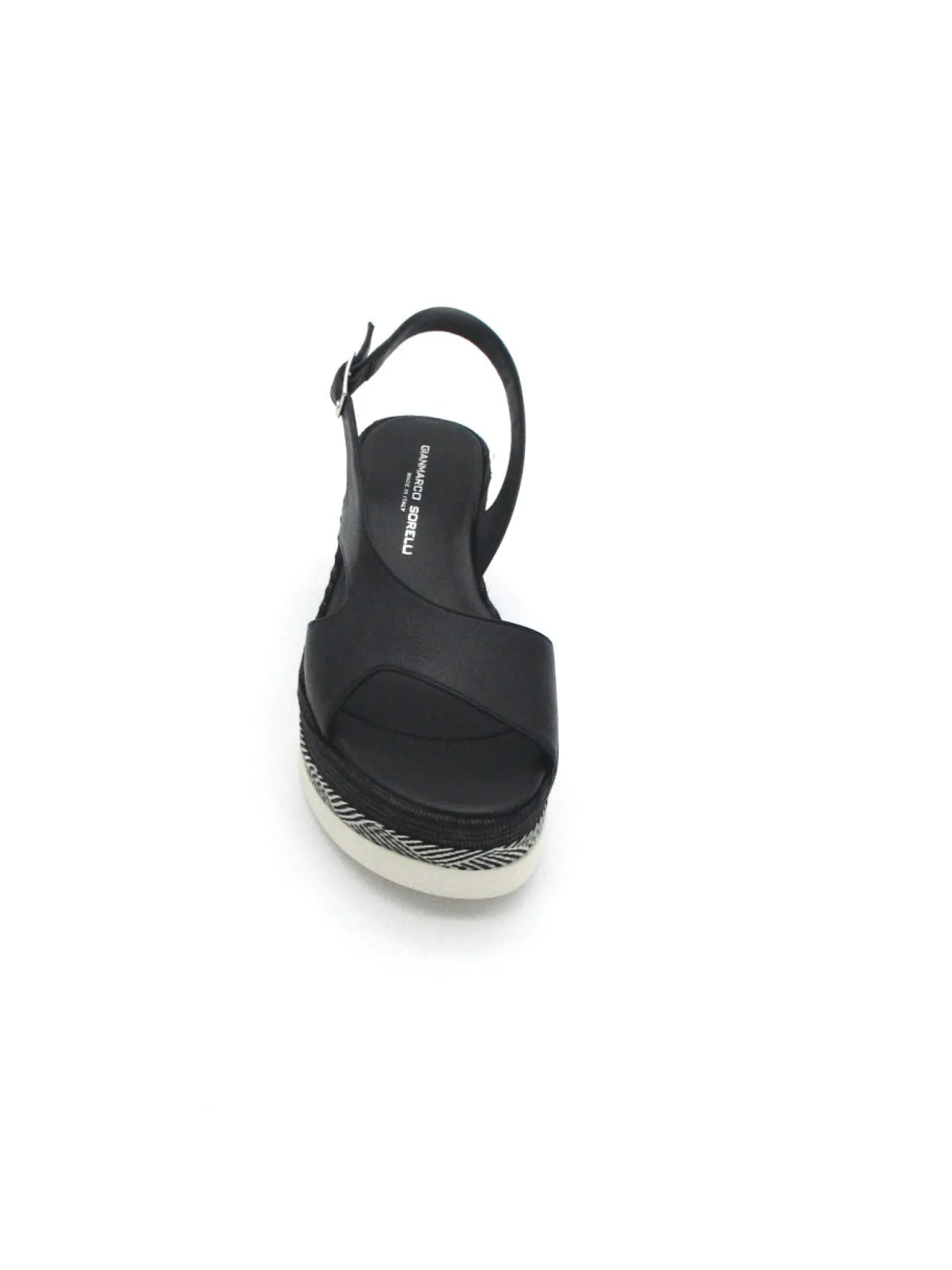 Sandalo pelle donna 2079 Jil Nero<Gianmarco Sorelli Best