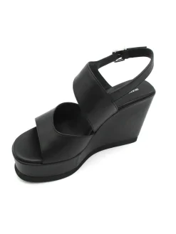 Sandalo pelle donna 2116 Vale Mousse nero<Gianmarco Sorelli Online