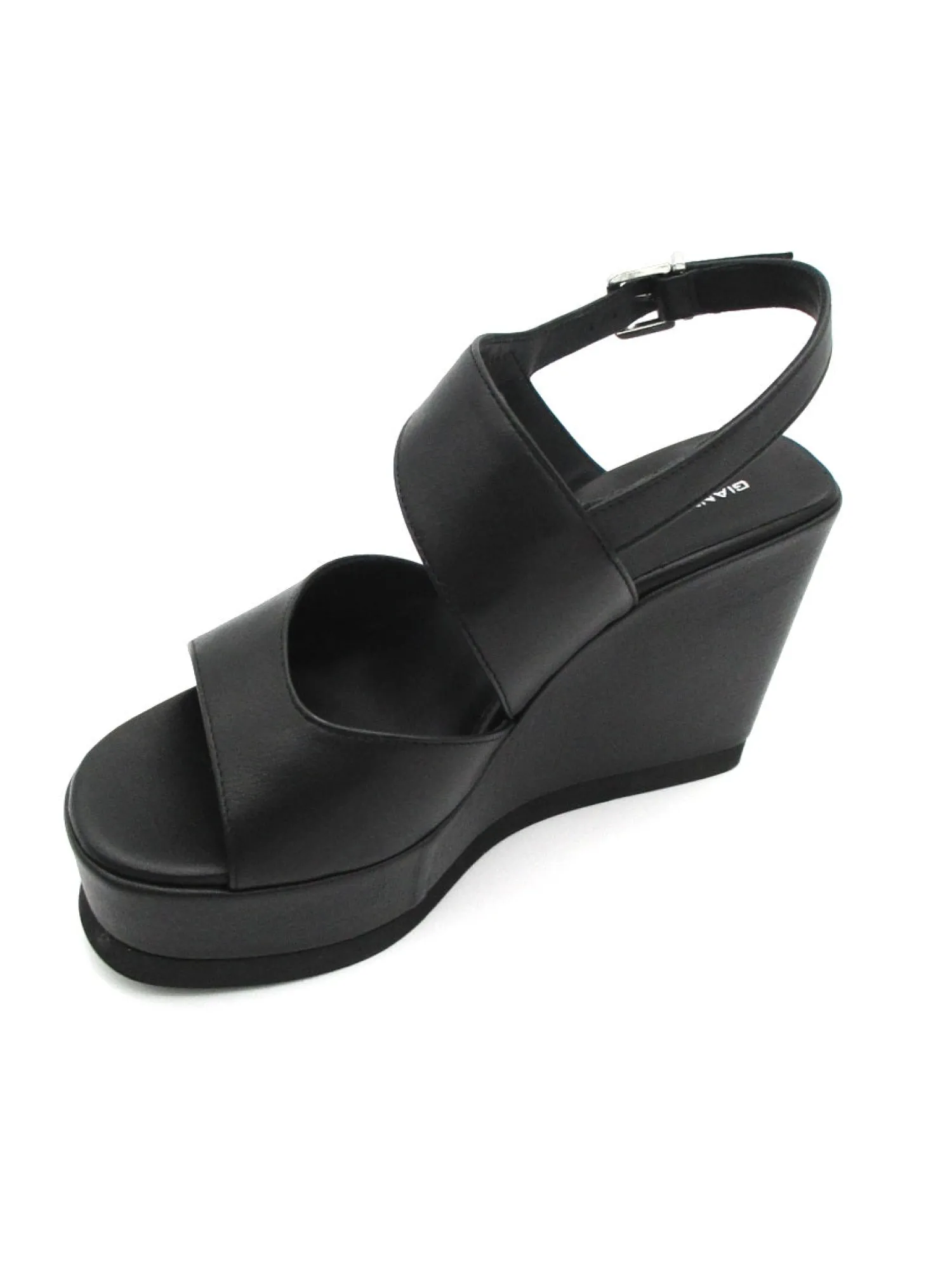 Sandalo pelle donna 2116 Vale Mousse nero<Gianmarco Sorelli Online