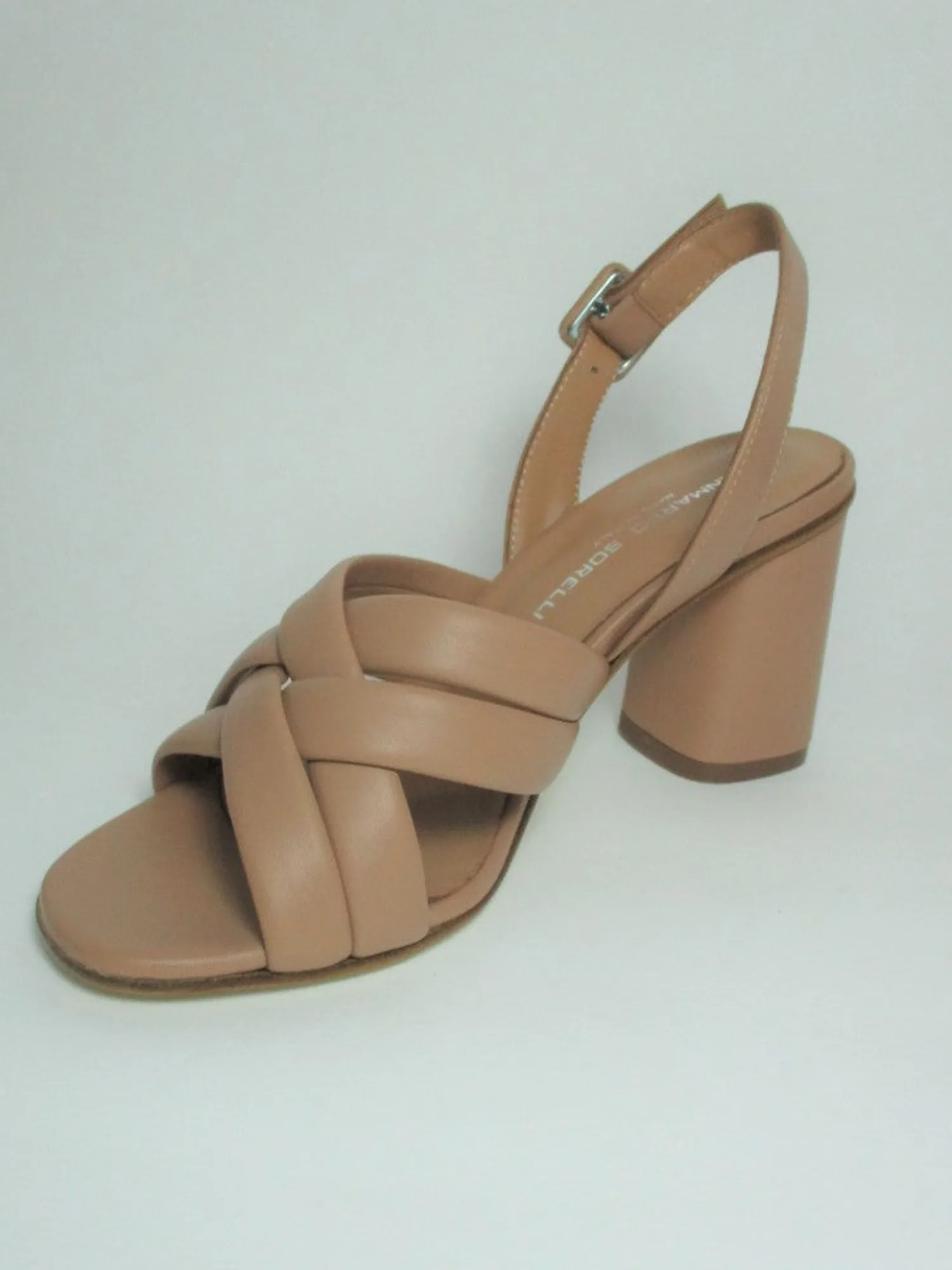 Sandalo pelle donna 2069 beige<Gianmarco Sorelli Outlet