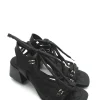 Sandalo pelle donna Janet & Janet 3283 Adriana Nero<Janet Sport Clearance