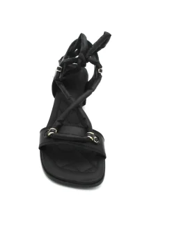 Sandalo pelle donna Janet & Janet 3283 Adriana Nero<Janet Sport Clearance