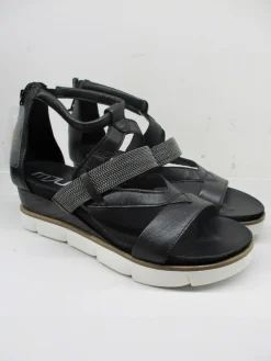 Sandalo pelle donna 866054 nero<Mjus Fashion