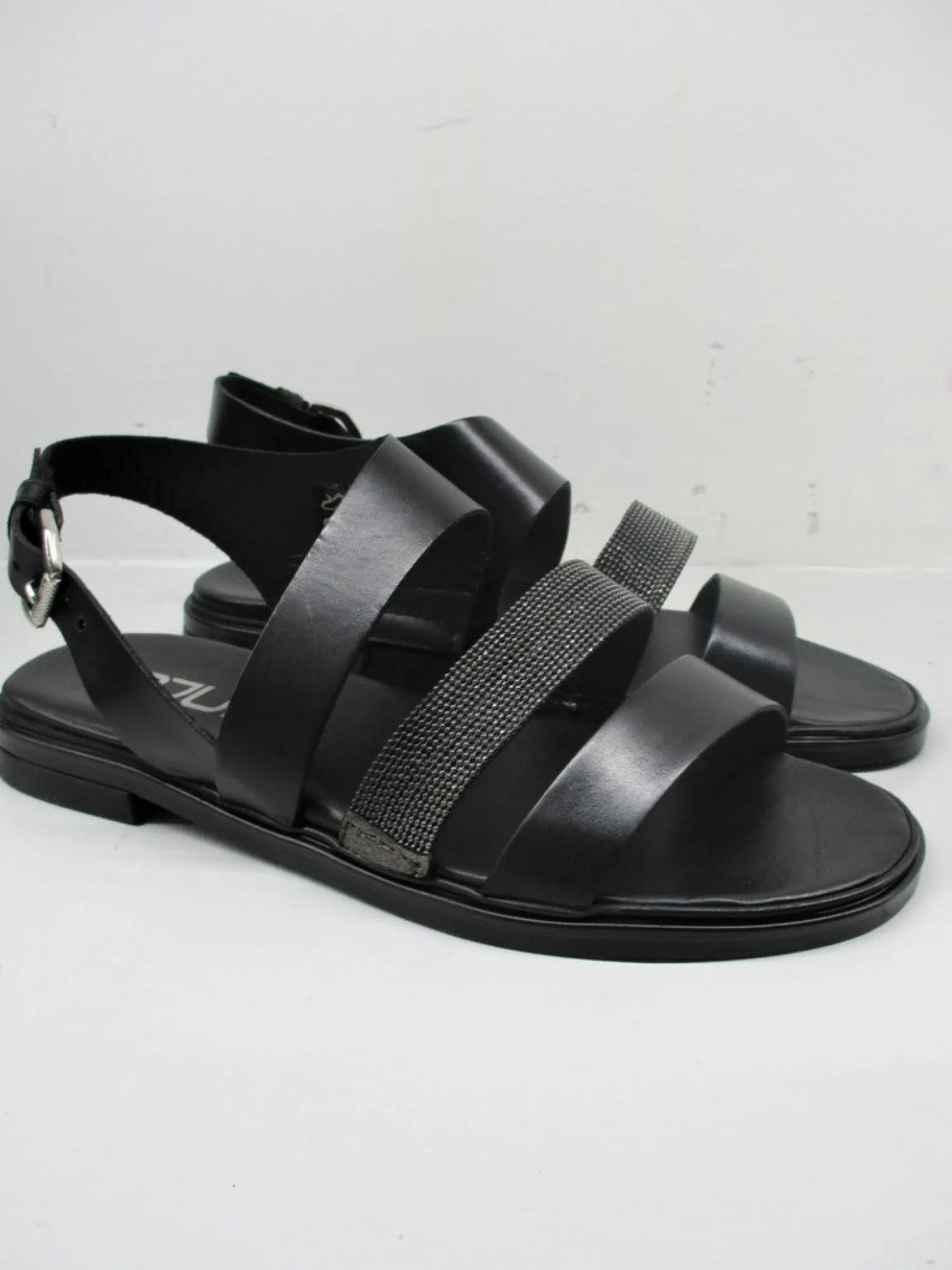 Sandalo pelle donna M05031 nero<Mjus Best