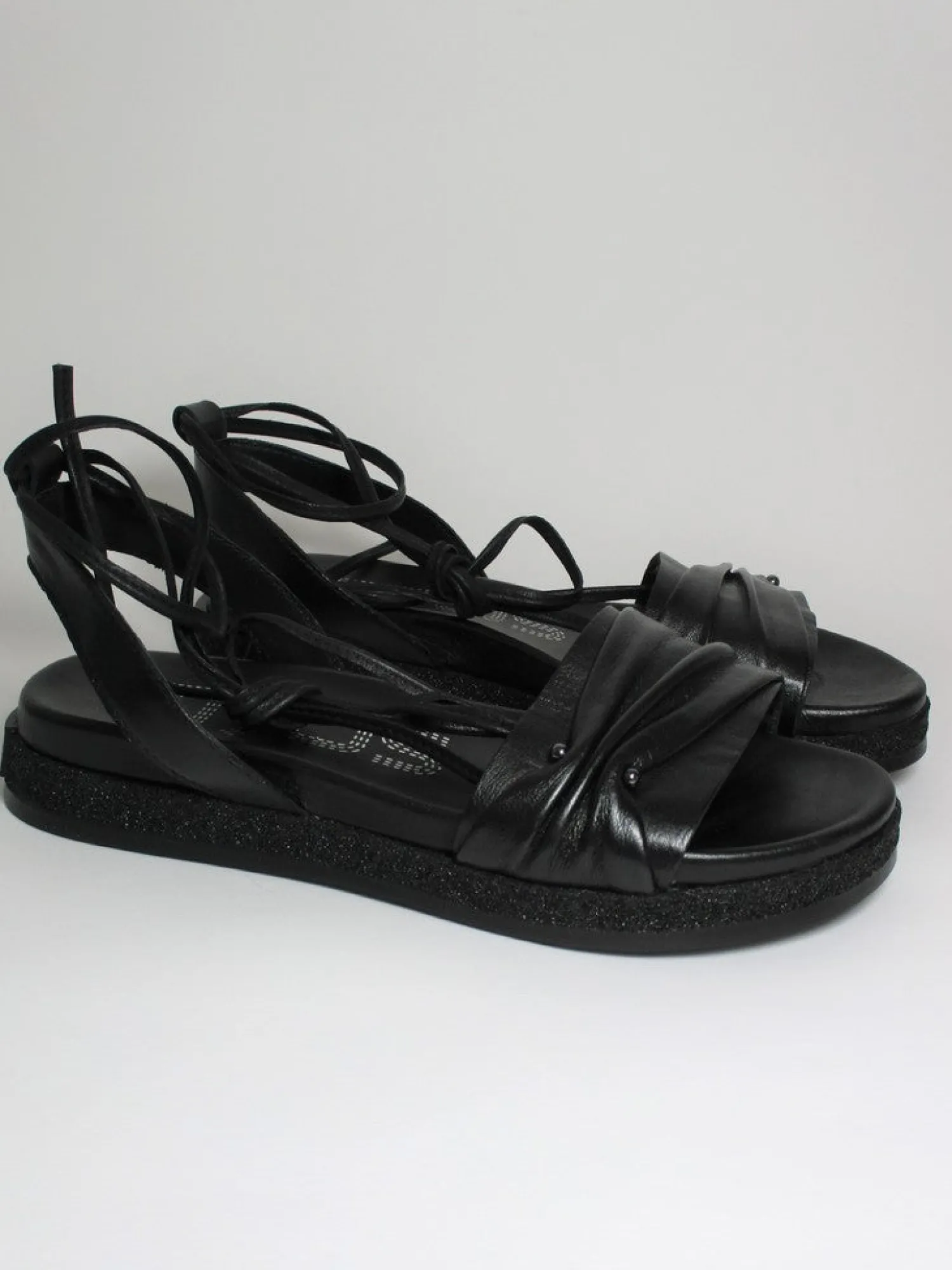 Sandalo pelle donna m92014 Nero<Mjus Fashion