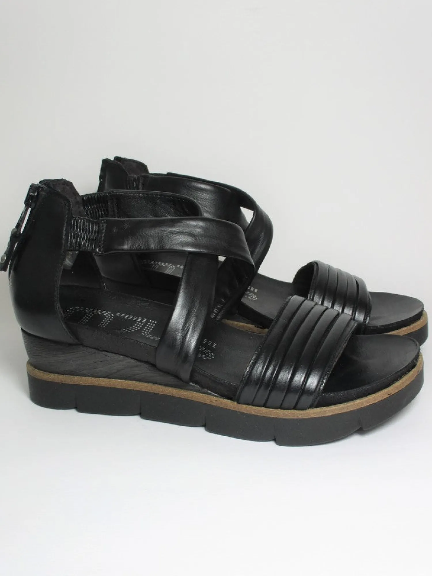 Sandalo pelle donna 866063 Nero<Mjus Best